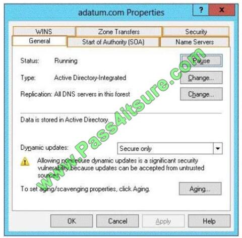 Pass4itsure 70-412 exams questions-q10